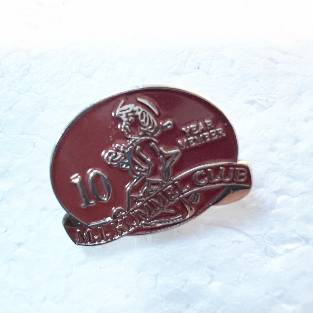 M I Hummel Club Pin Lapel Hat Tie